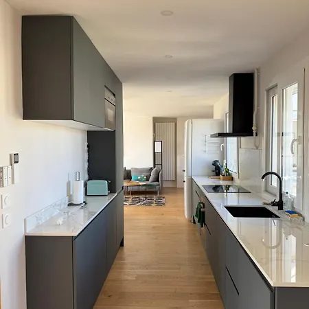 아파트 T3 - Luxurious And Modern With 2 Terraces